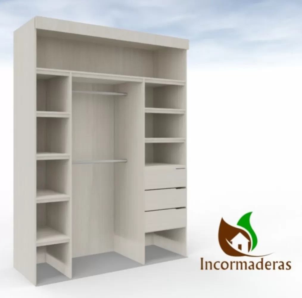 Closet Alto 160 cm Blanco Mate para Almacenamiento