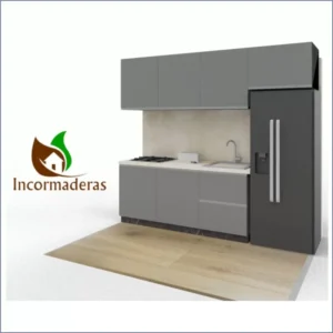 Cocina integral moderna mediana en Bogotá. 10